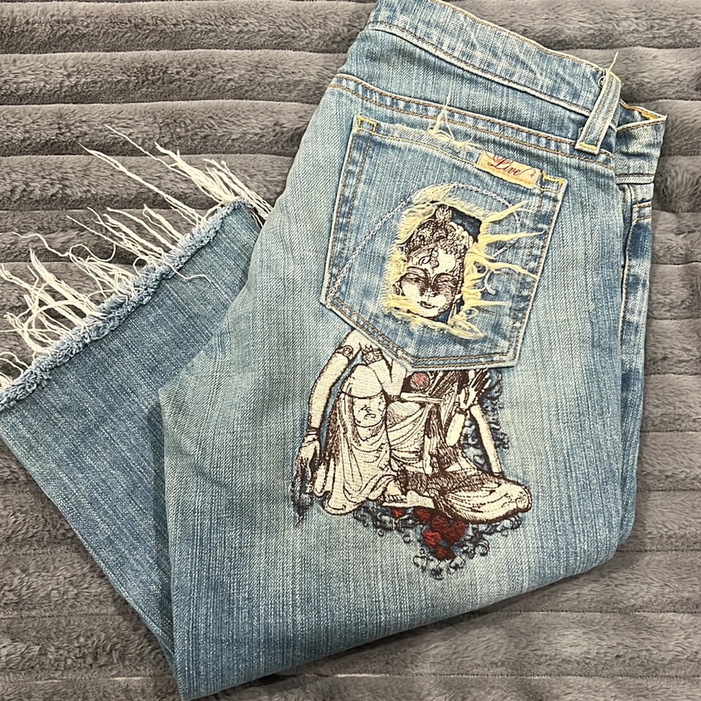 Vintage Embroidered Jorts